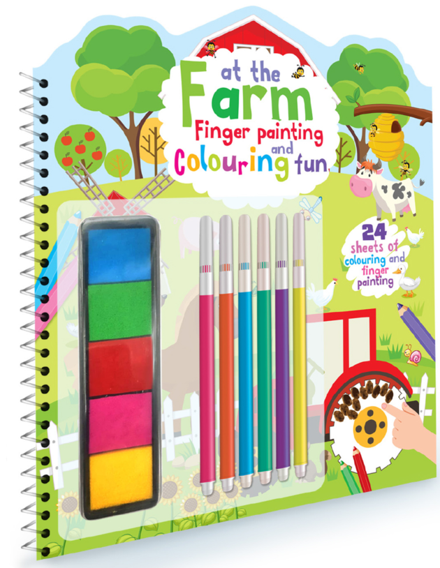 At the Farm Finger Painting and Colouring Fun