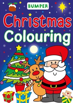 Bumper Christmas Colouring - Blue