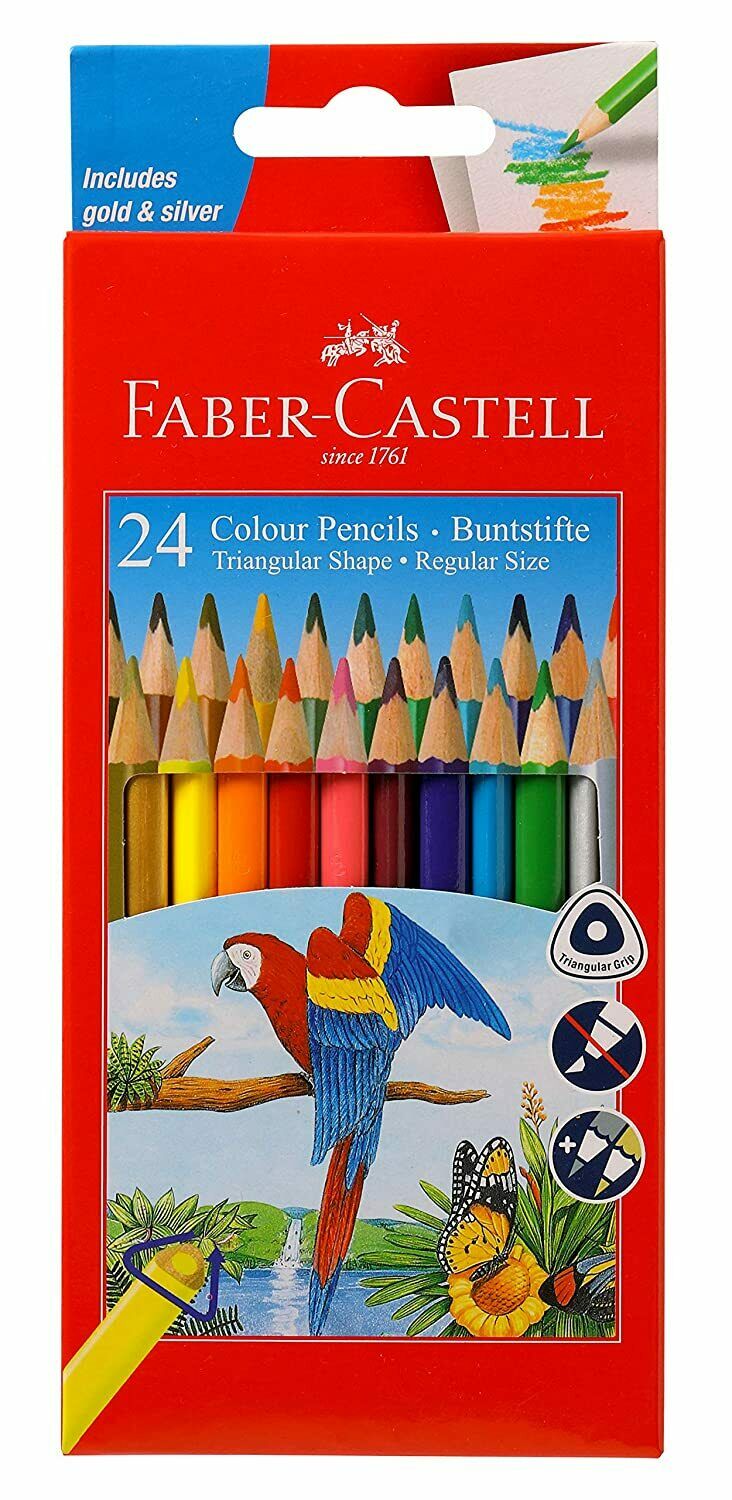 Faber Castell - 24 Colour Pencils (No.118024)