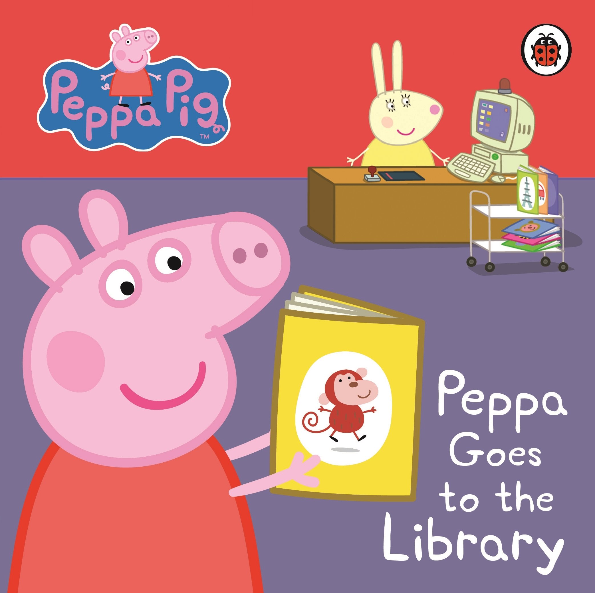 Peppa Pig Peppa Goes to The Library (Board Book)