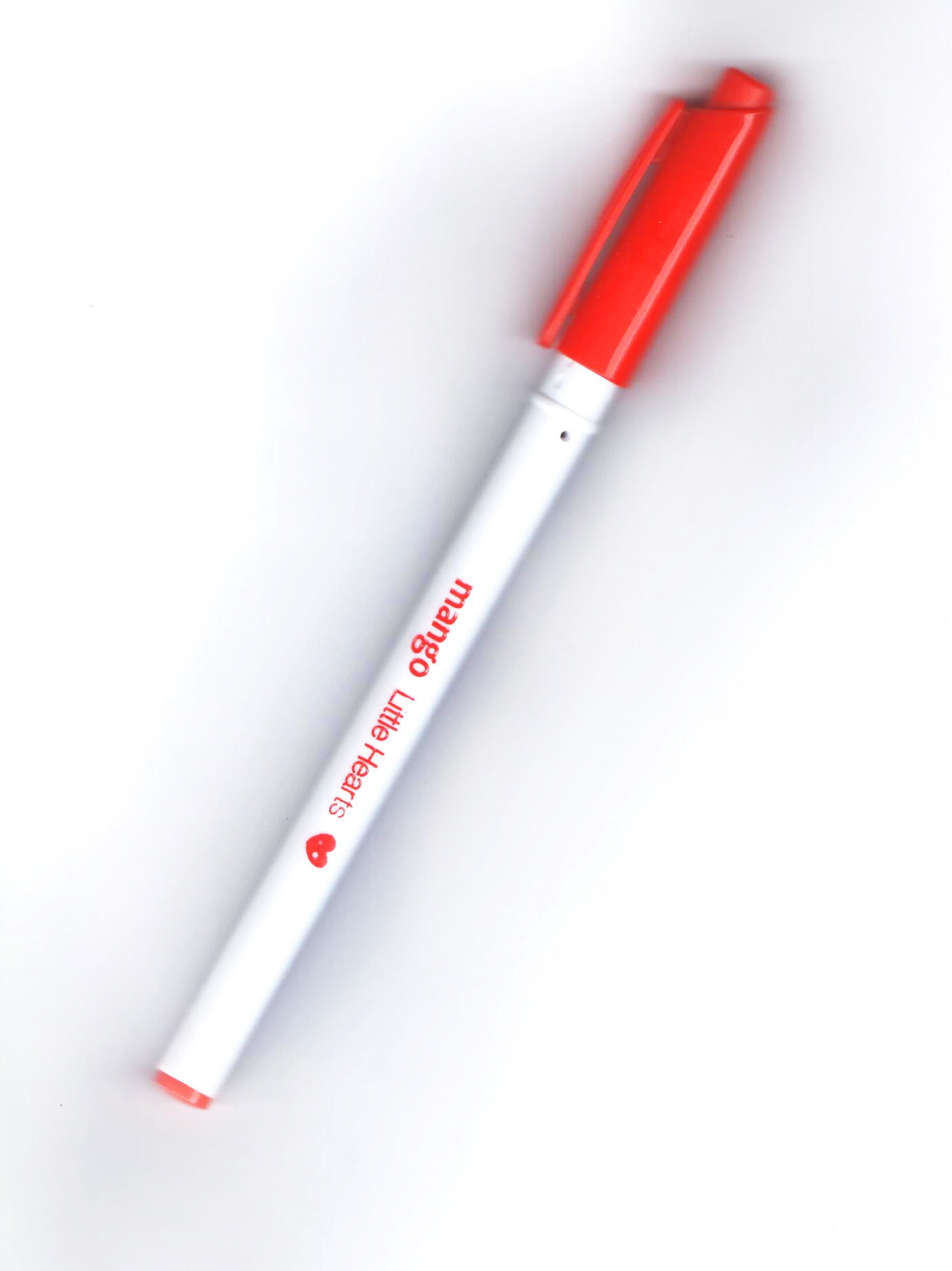 Mango Little Hearts Red Pen 