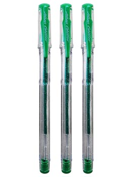 Atlas Glitter Gel Pen Green