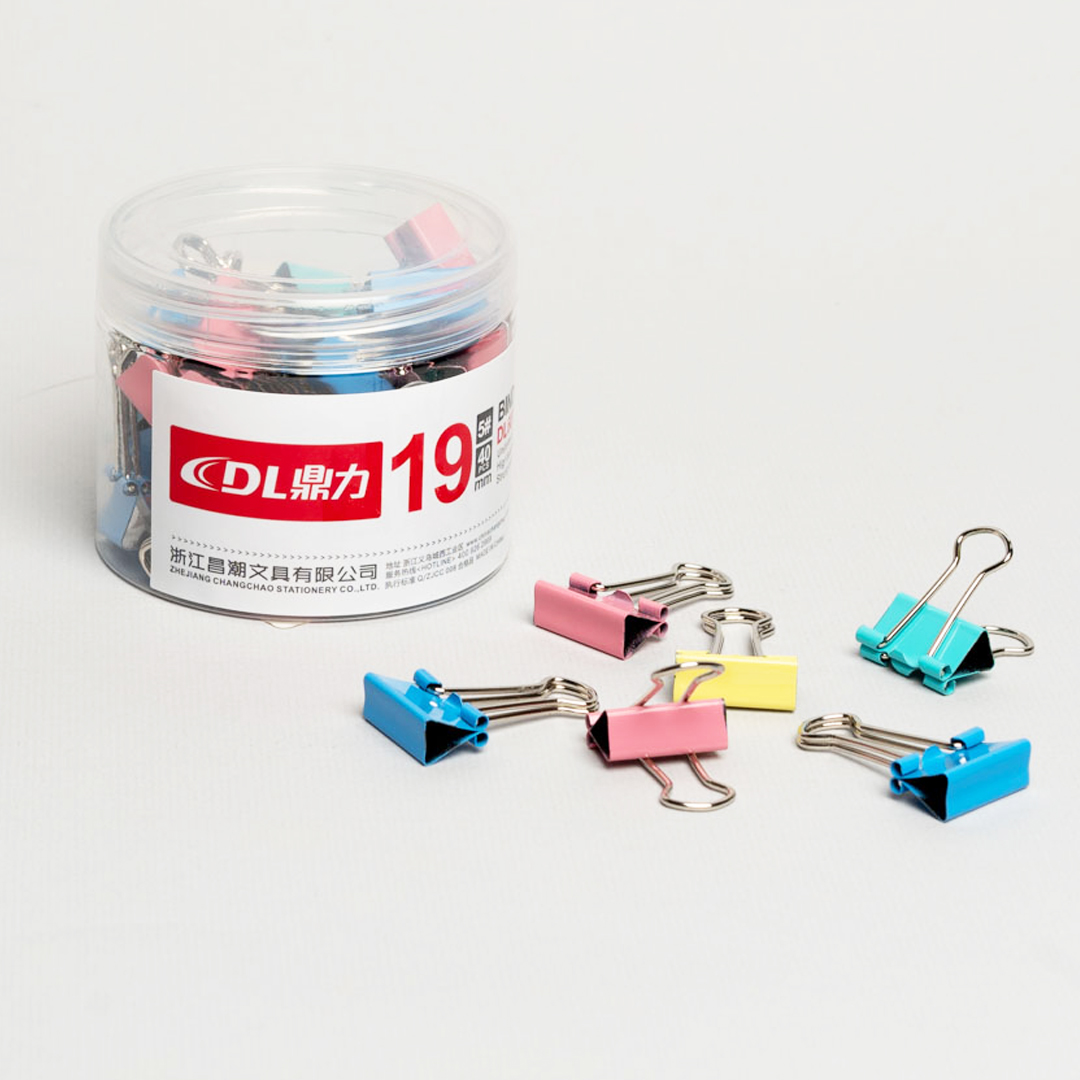 DL Binder Clips 19mm Each