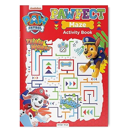 Paw Patrol Pawfect Maze Activity book Activity Books For Kids