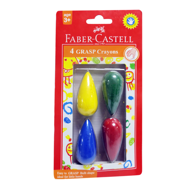Faber Castell 4 Grasp Crayons No.FC122704