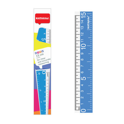 Nataraj Neon Ruler 15cm
