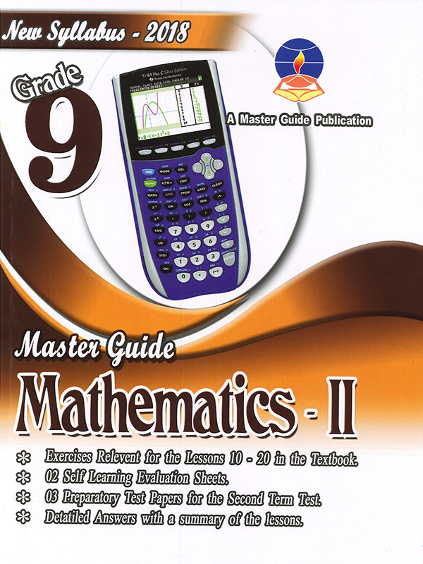 Master Guide Grade 9 Mathematics II (New Syllabus 2018)