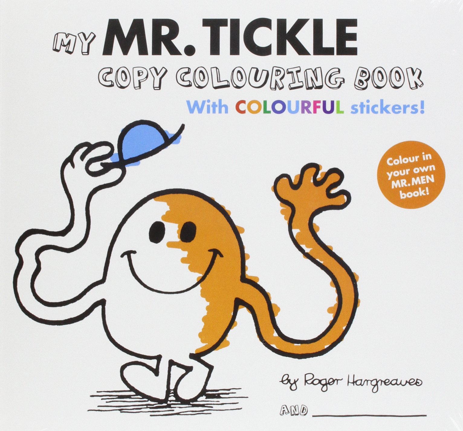 My Mr.Tickle Copy Colouring Book With Colourful Stickers