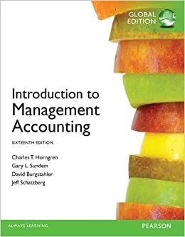 Introduction to Management Accounting 