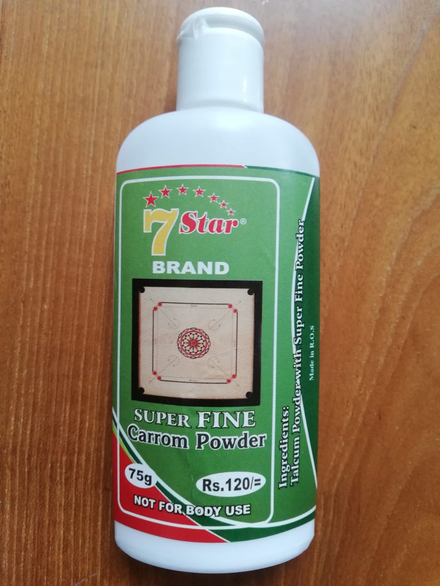 New Super Fine 7 Star Carrom Powder 75g