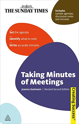 The Sunday Times : Taking Minutes Of Meetings