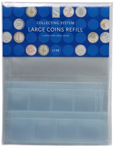 WHSmith Collecting System Large Coins Refills CCR8 ( Pack of 3)
