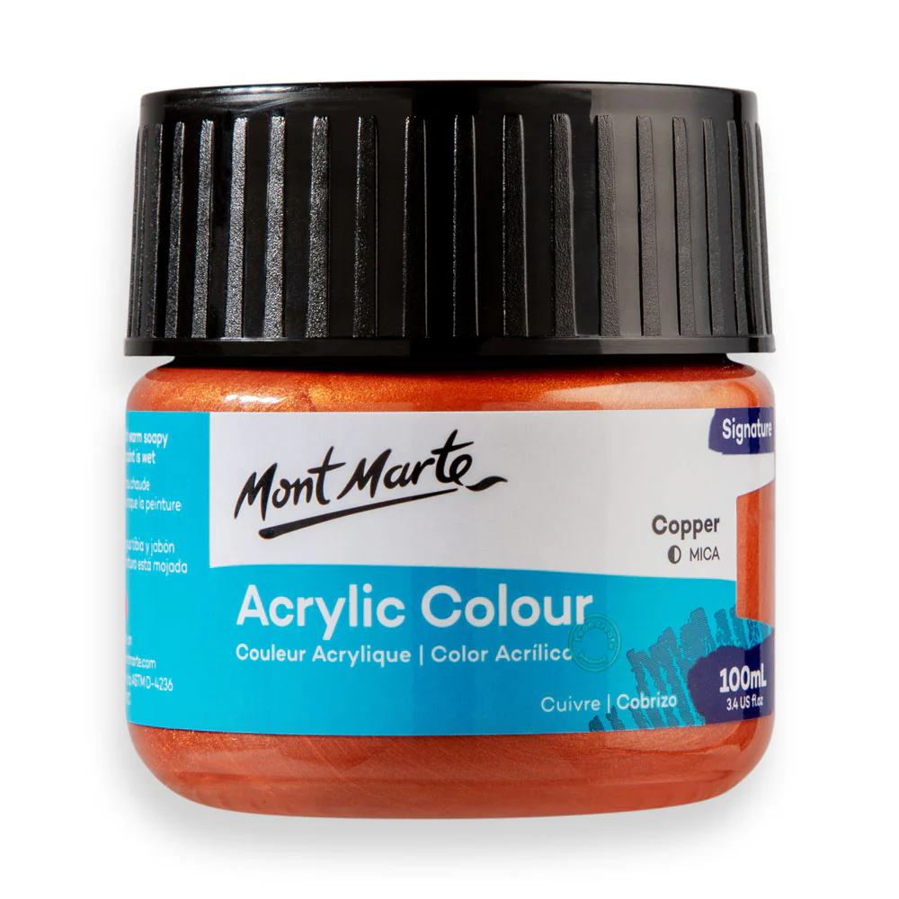 Mont Marte Signature 100ml Acrylic Colour - Copper