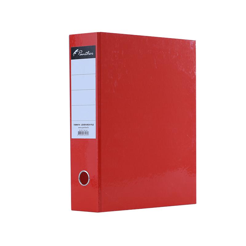 Panther Box File 75mm ( 3 inch) Red