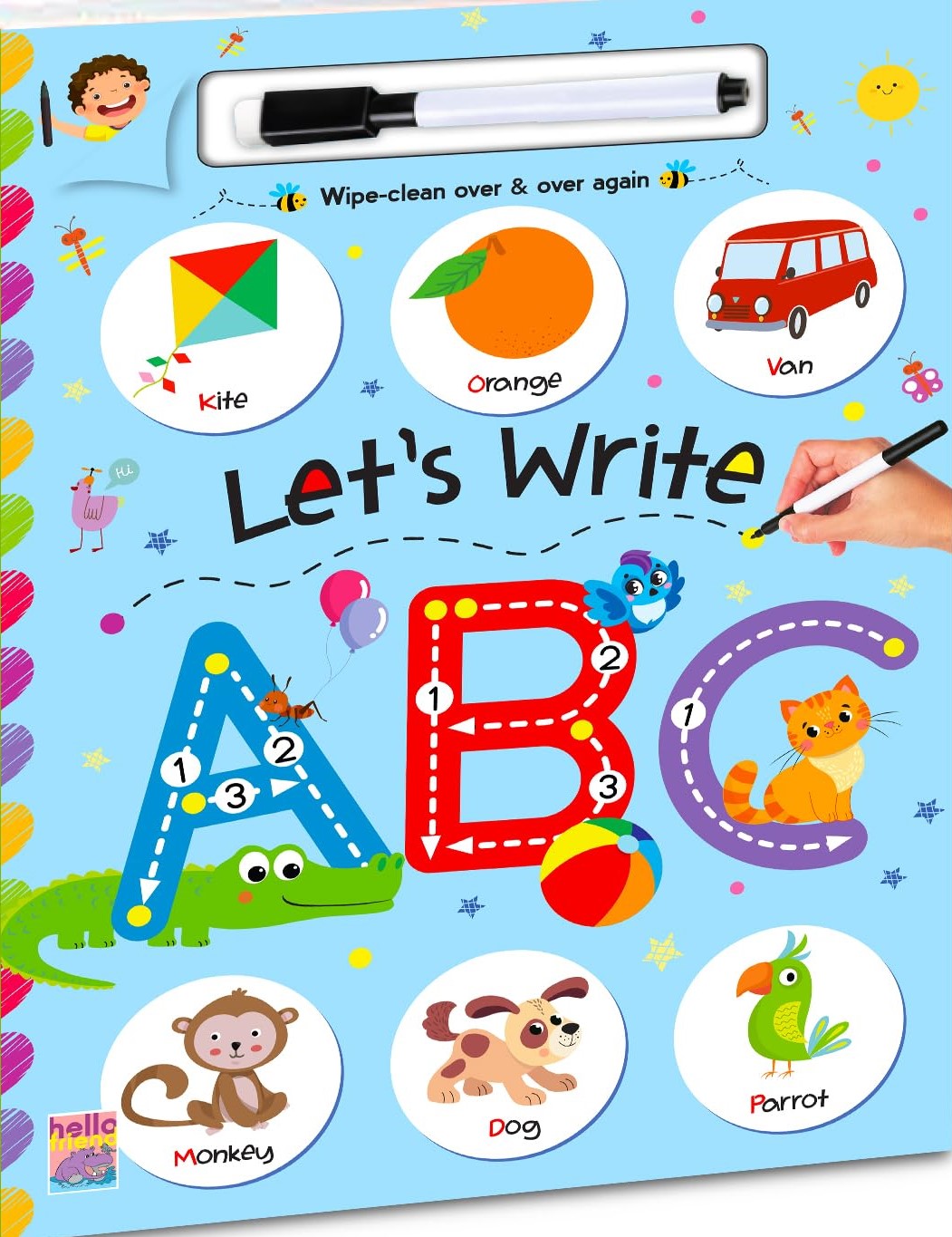 Lets Write ABC Wipe - Clean Book