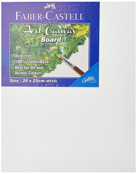 Faber Castell - Canvas Board 8 x 10cm (FC890810)