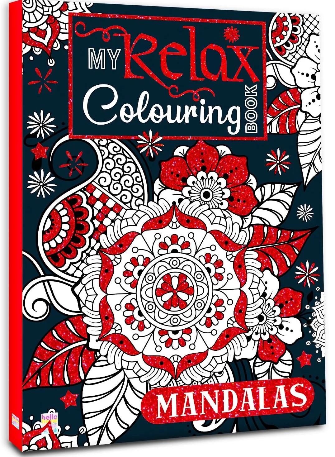 Hello Friend My Relax Unicorns Colouring Book Mandalas