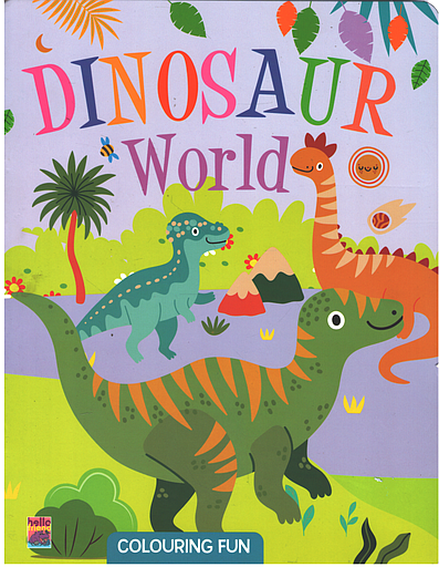 Dinosaur World Colouring Fun