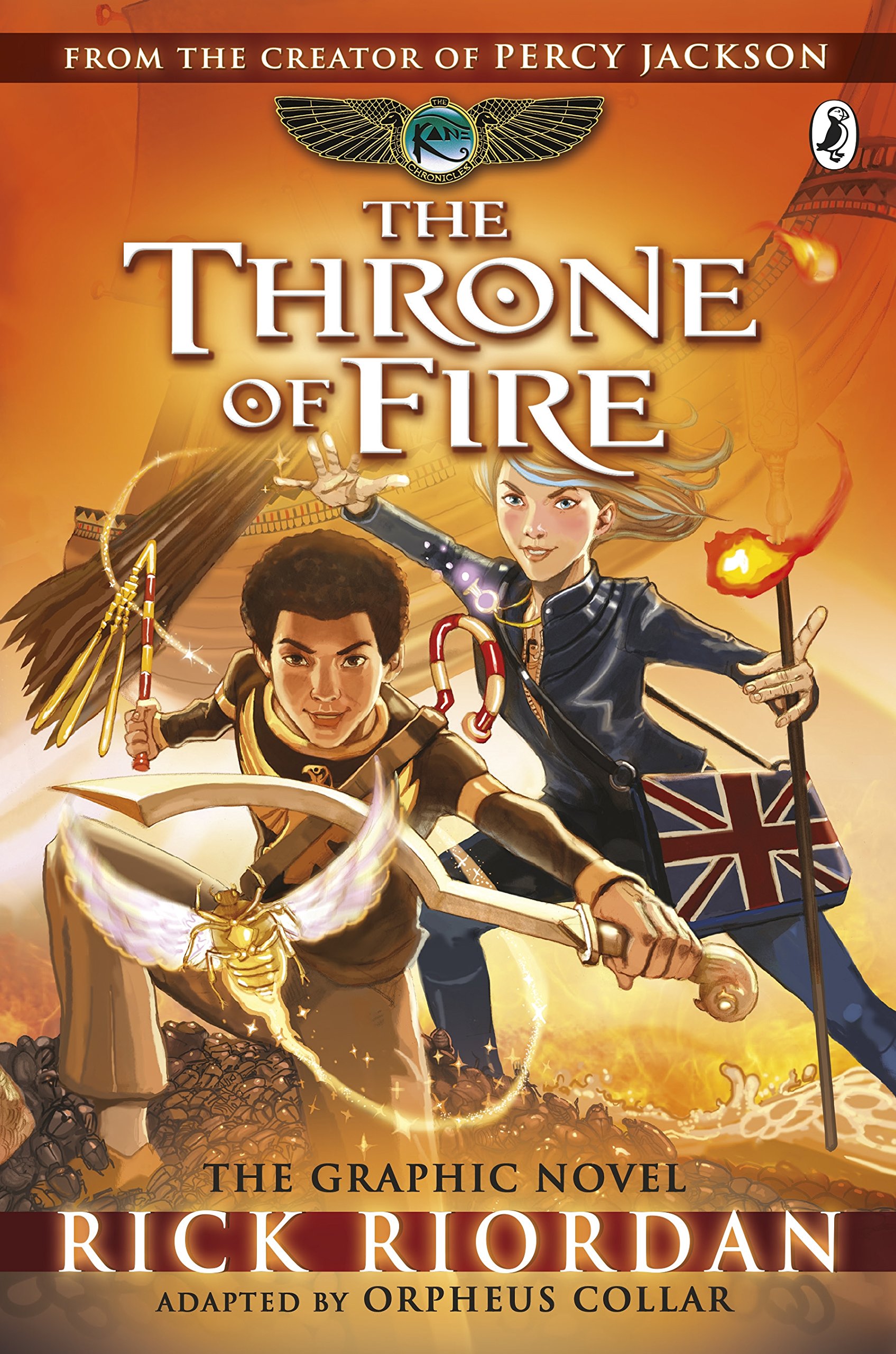 The Kane Chronicles : The Throne of Fire #02 (The Graphic Novel)
