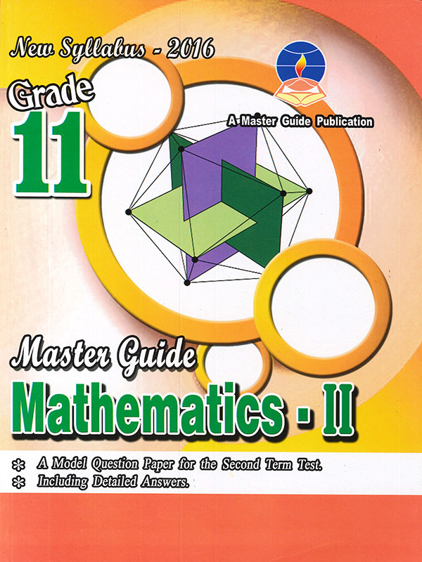 Master Guide Grade 11 Mathematics -II (New Syllabus 2016)