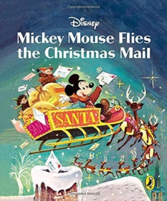 Mickey Mouse Flies The Christmas Mail