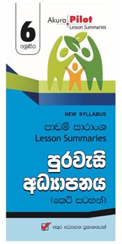 Purawesi Adhyapanaya 06 Shreniya : Nawa Vishaya Nirdeshaya Padam Saranshaya (Keti Satahan)