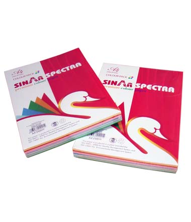 Sinar Spectra Rainbow Colour Paper Pack 250 Sheets