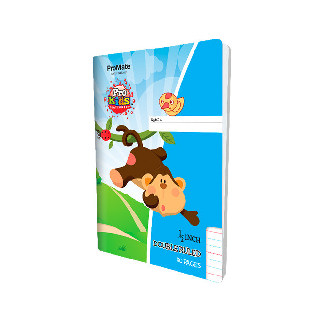 Pro Kids Double Ruled 1/2 Inch 80 Pages ExBook