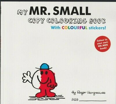 My Mr.Small Copy Colouring Book With Colourful Stickers