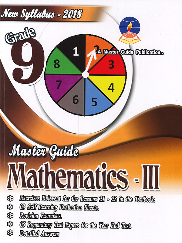 Master Guide Grade 9 Mathematics - III (New Syllabus 2018)