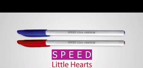 Speed Little Heart Black Pen