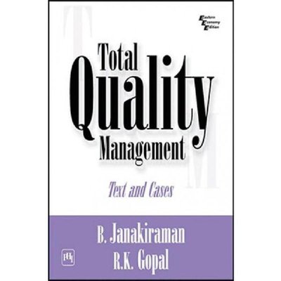 Total Quality Management Text and Cases