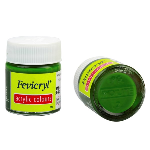 Fevicryl Acrylic Colours Fabric Painting Sap Green 21