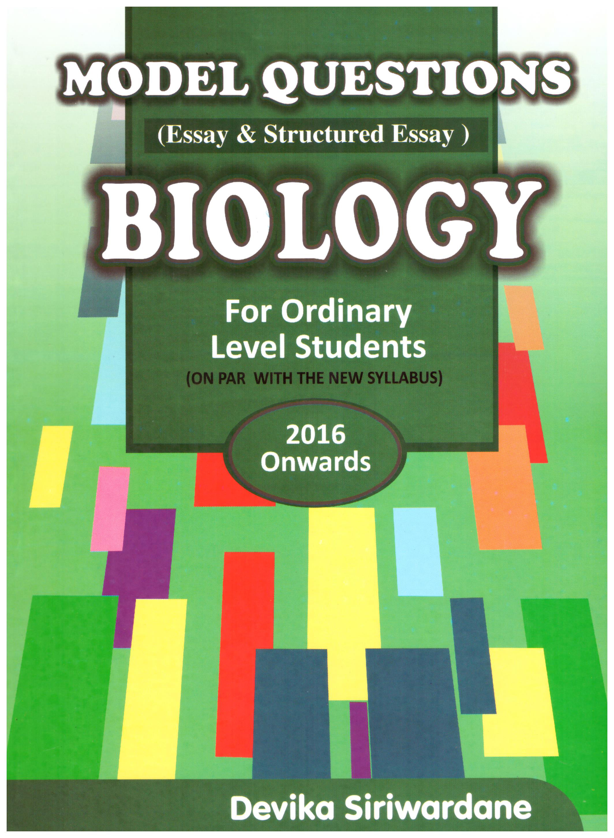 Model Questions Biology For Odinary Level Students 2016 onwards 