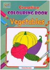 Creative Colouring Book Vegetables