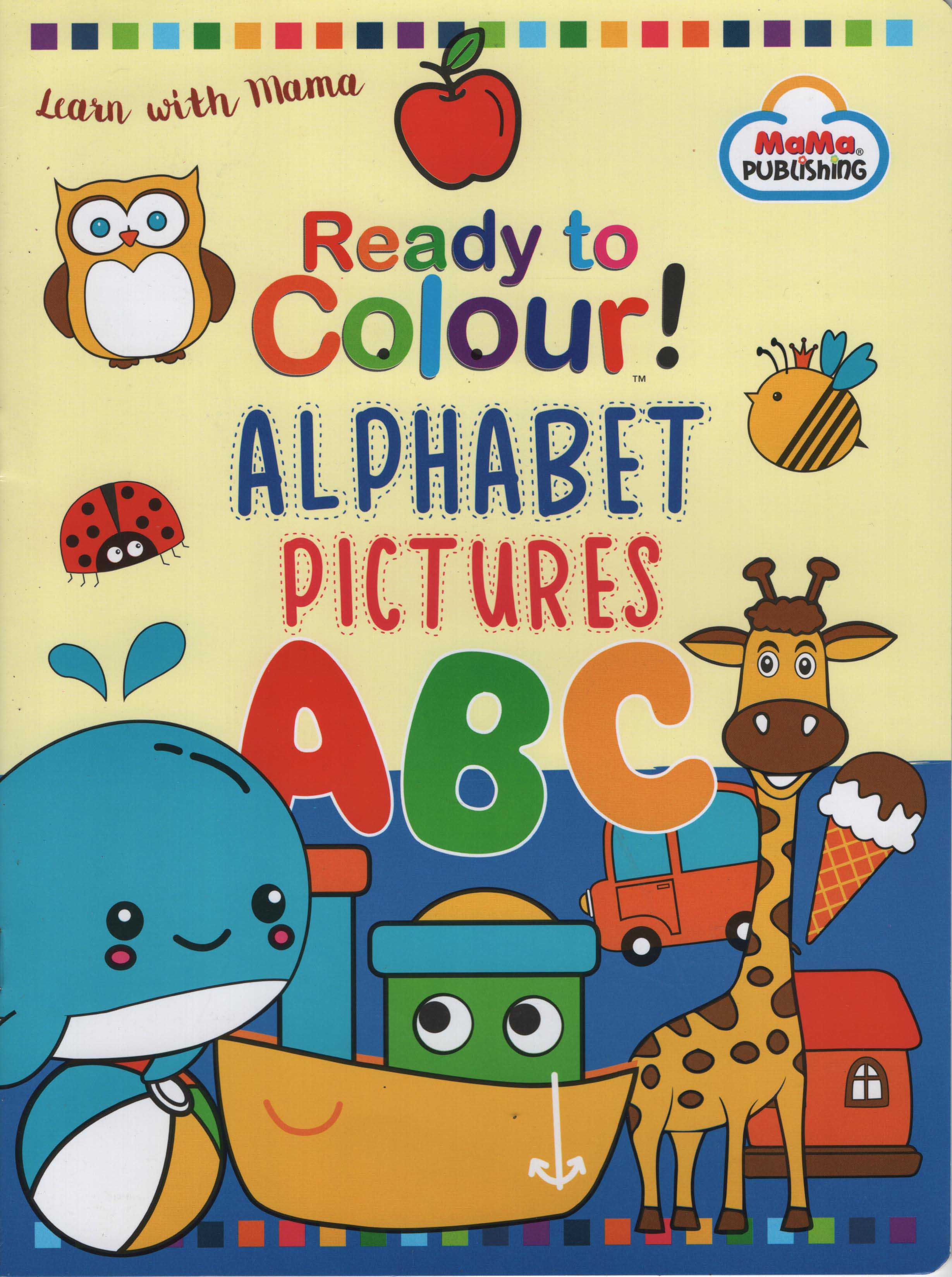 Ready to Colour Alphabet Pictures
