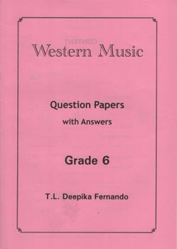 Grade 06 Western Music Question Papers with Answers
