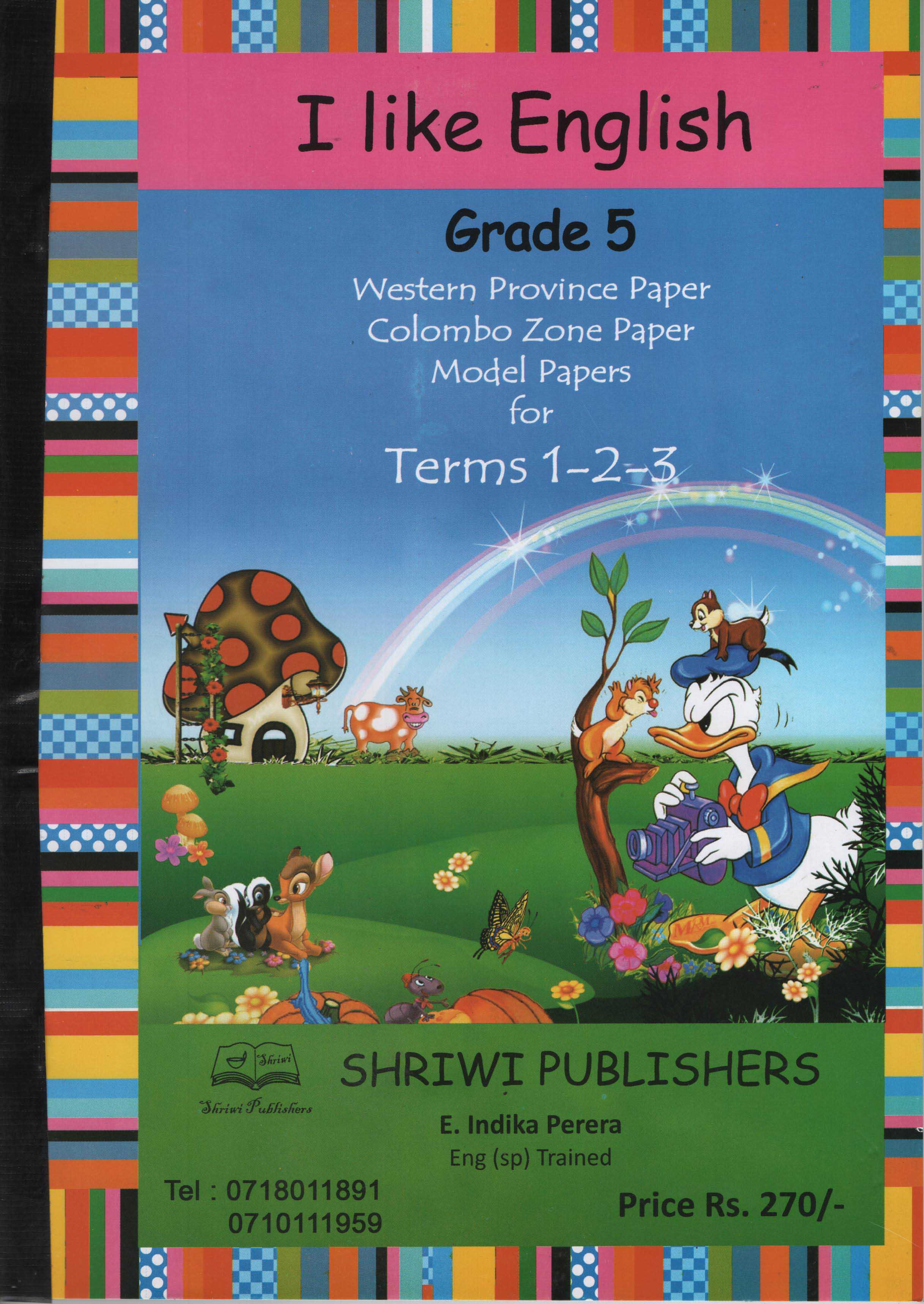 I Like English Grade 5 Western Province Paper Colombo Zoone Paper Model Papers for Terms 1-2-3