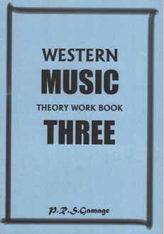 Western Music Theory Work Book Three