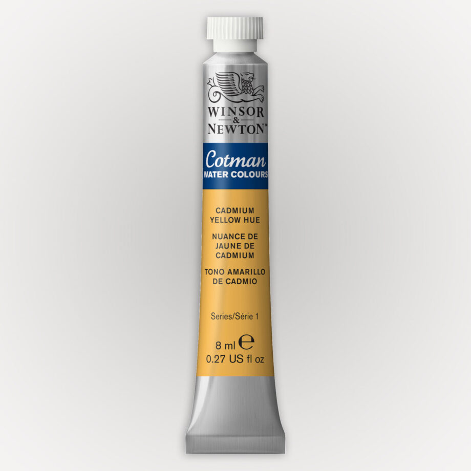 Winsor & Newton Cotman Water Colour Tube Cadmium Yellow Hue 8ml 