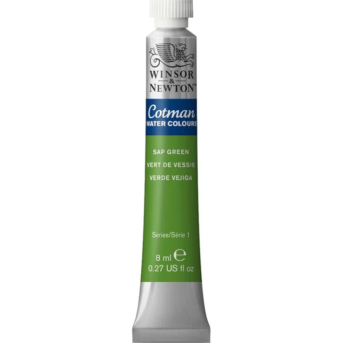 Winsor & Newton Cotman Water Colour Tube Sap Green 8ml 