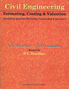 Civil Engineering Estimating Costing and Valuation