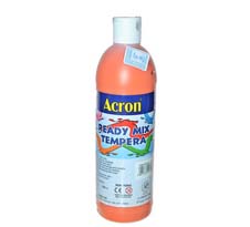 Acron Ready Mix Tempera Orange 500ml-R003