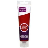 Derwent Academy Acrylic Paint Cadmium Red Deep 100mL