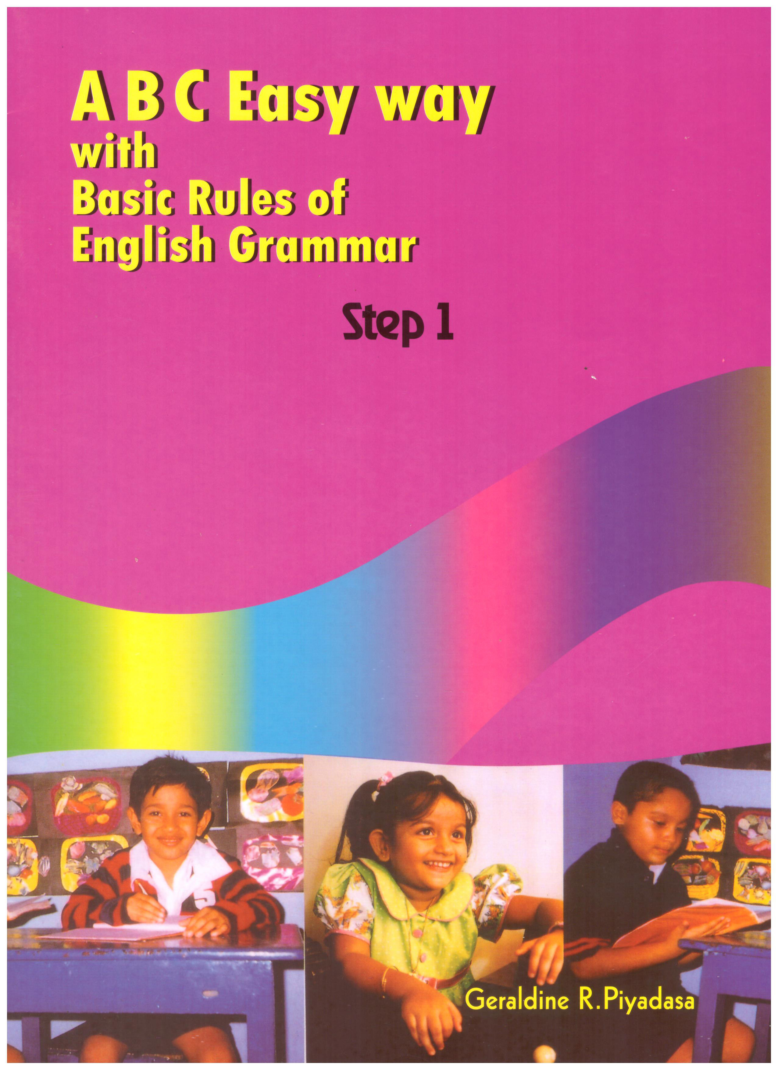 A B C Easy Way With Basic Rules of English Grammar Step 1