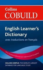 Collins Cobuild Pocket English-English Learners French Dictionary.
