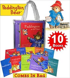Paddington Bear 10 Books Collection Pack Set in Carrier Bag