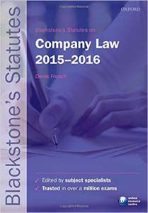 Blackstones Statutes on Company Law 2016-2017