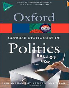 The concise Oxford Dictionary Of politics