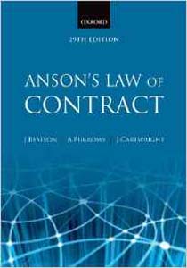 Ansons Law of Contract